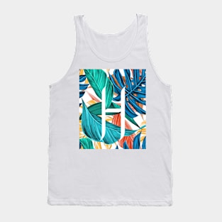 Tropical Alphabet “H” Tank Top